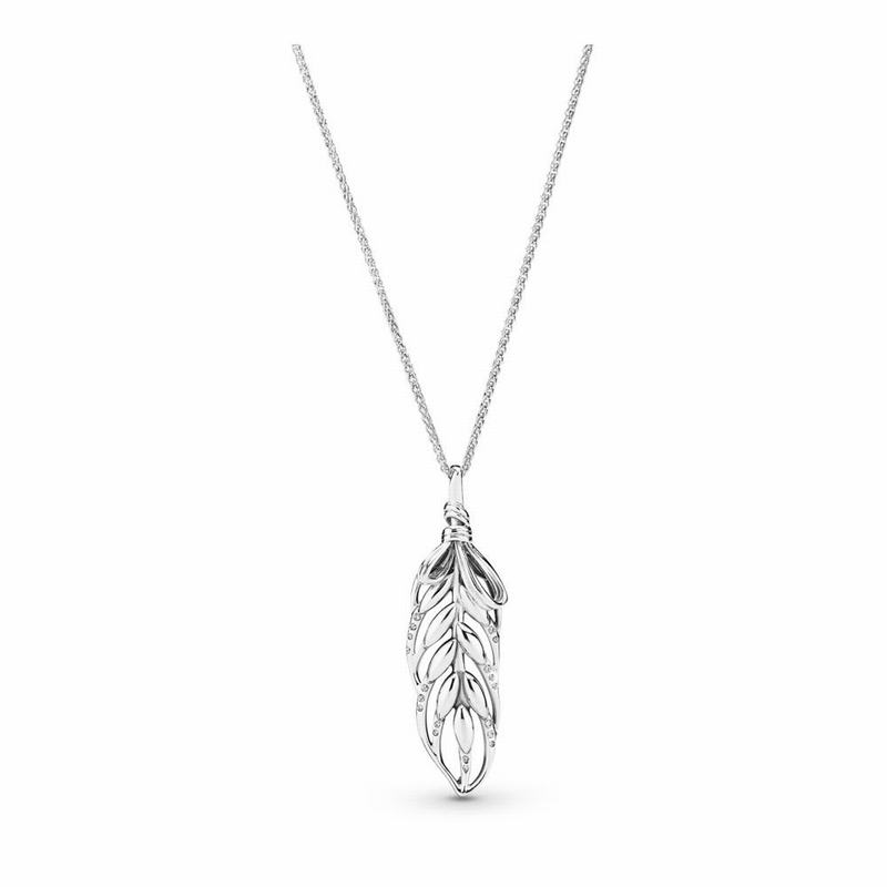 Pandora Floating Grains Necklace Silver Egypt ZK1875324